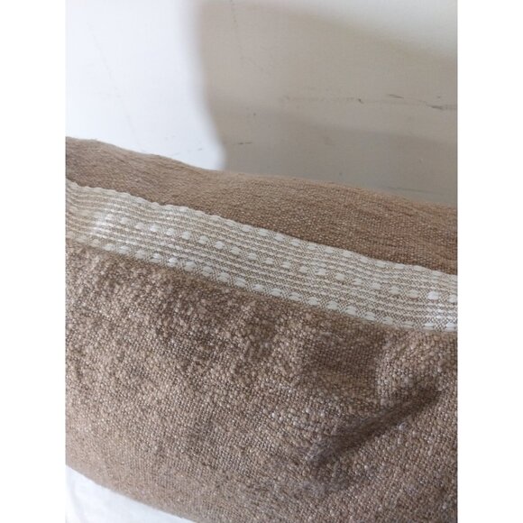 Threshold Studio McGee Oversized Boucle Square Throw Pillow Tan 24 X 24in - Picture 2 of 6